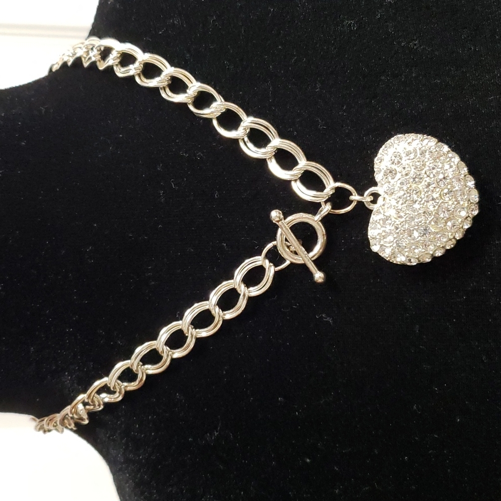 Rhinestone necklace set